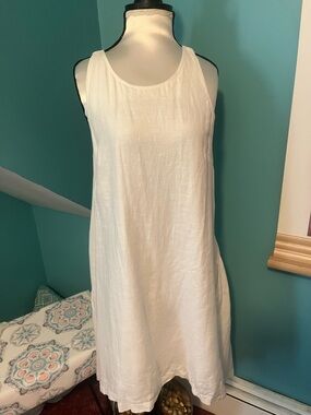 100% Linen Banana Republic  Sleeveless Summer Dress